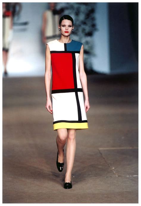 yves saint laurent piet mondrian collection|ysl mondrian dress.